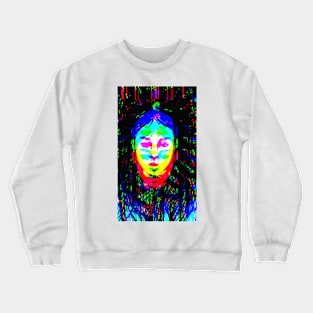 trippy Interdimensional woman,  goddess Crewneck Sweatshirt